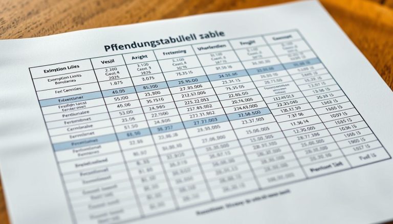 Tabelle Berechnung Niebrauch